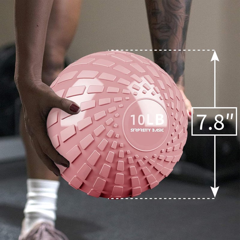STRPRETTY BASIC Medicine Ball 10 lbs Slam Ball Weighted Balls for Exercise Strength and Crossfit Workout - Image 4